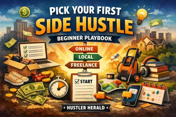 Start Here: Pick Your First Side Hustle (Beginner Playbook)