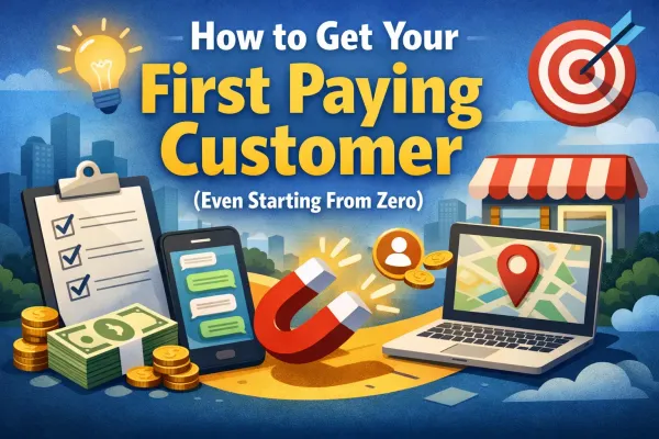 How to Get Your First Paying Customer (Even Starting From Zero)